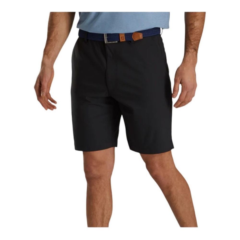 FootJoy Men’s Shorts Size 32X10 Black Golf Performance Lightweight Flat Front